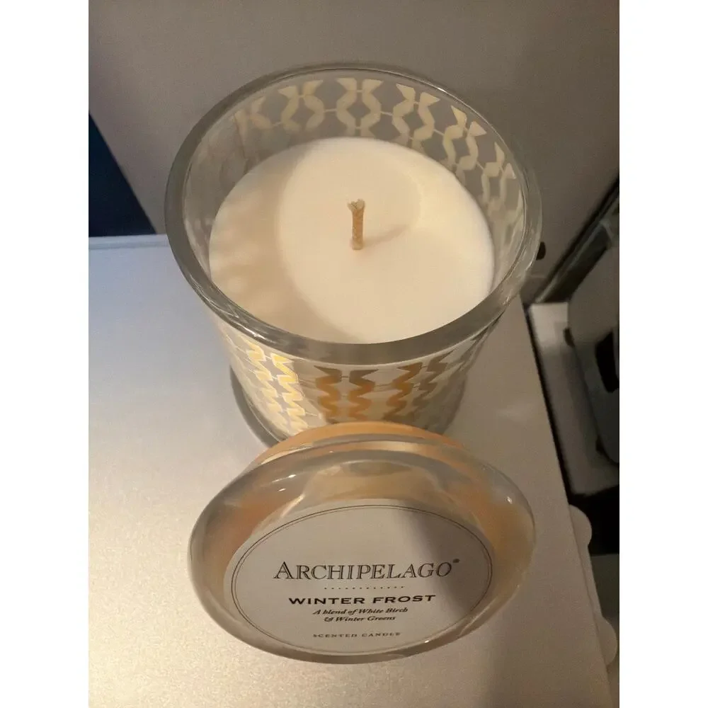 Archipelago Winter Frost 8.62 ounce Jar Candle *NEW* $32.50+tax retail